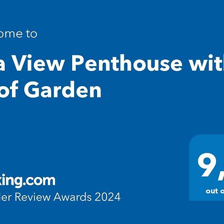Appartamento Sea View Penthouse With Roof Garden La Canea Esterno foto