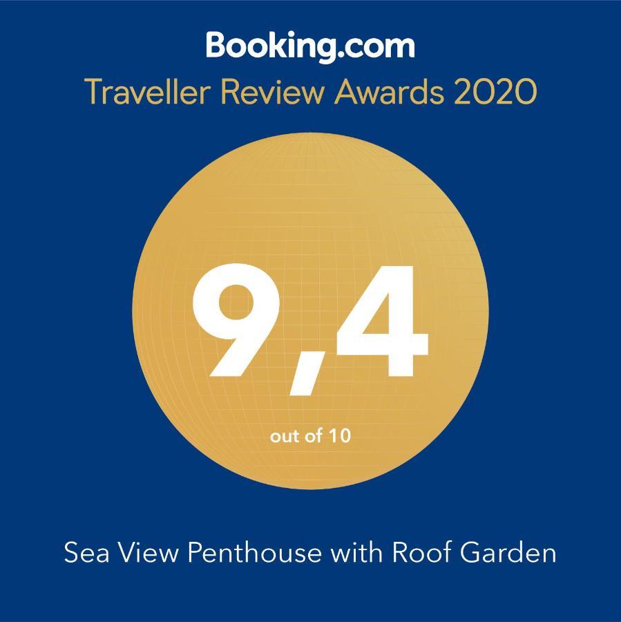 Appartamento Sea View Penthouse With Roof Garden La Canea Esterno foto
