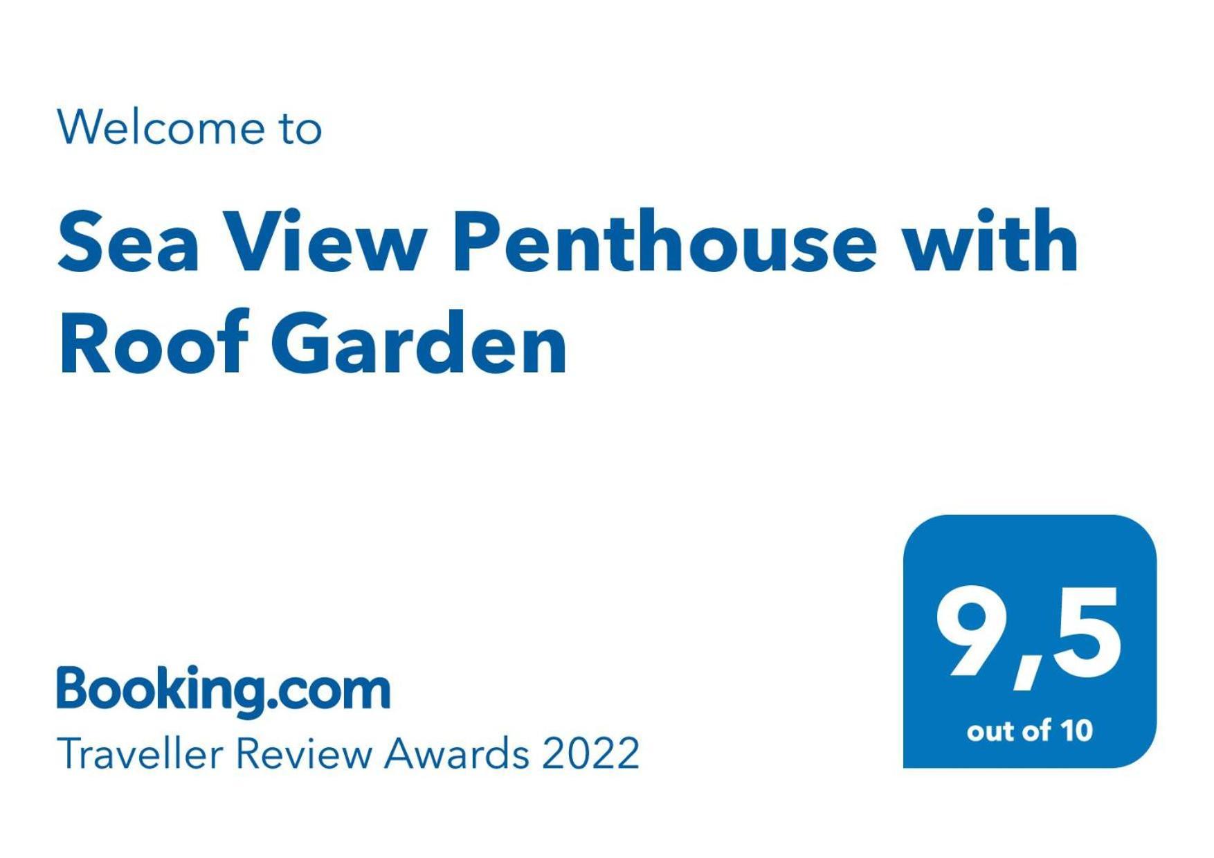 Appartamento Sea View Penthouse With Roof Garden La Canea Esterno foto