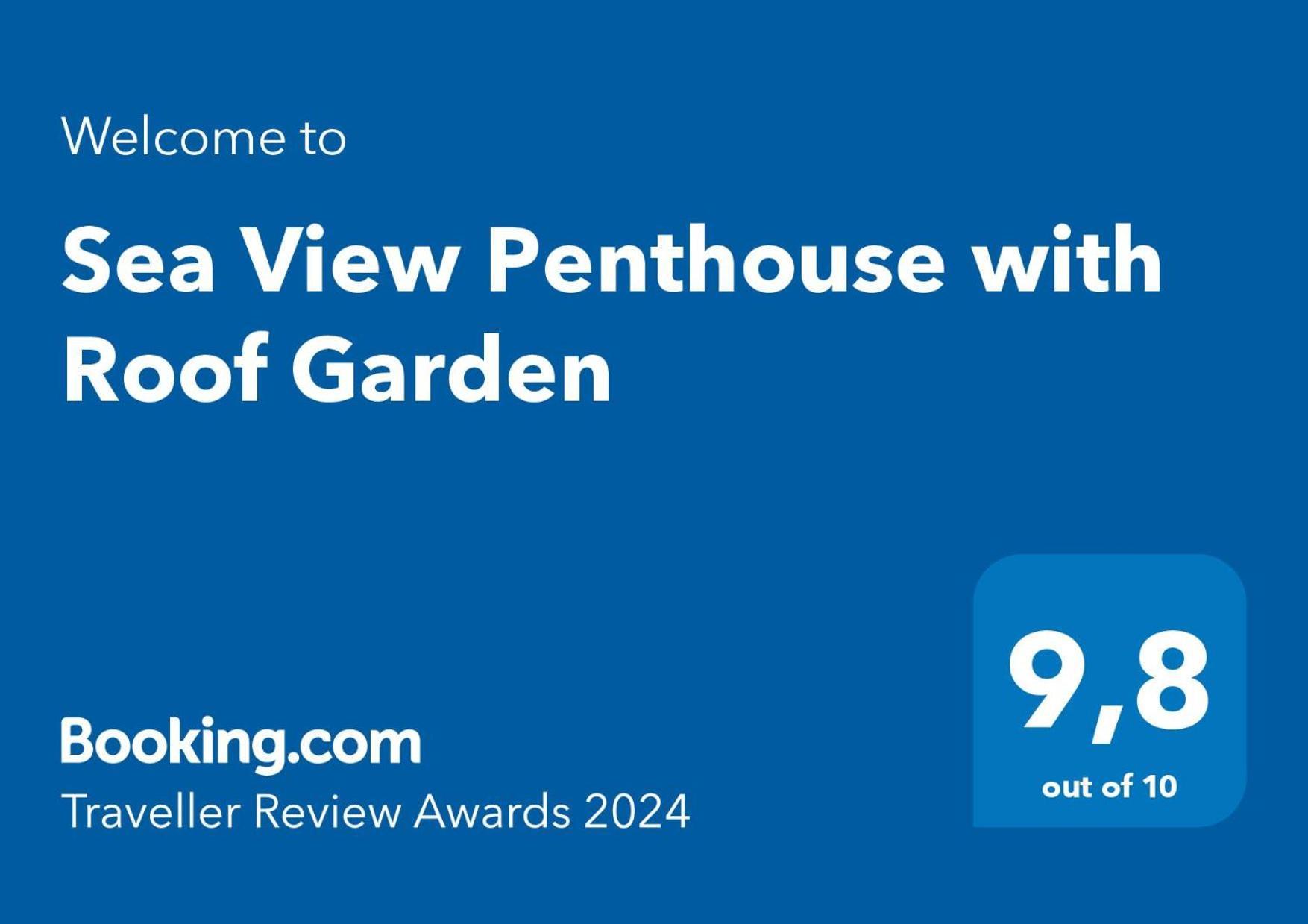 Appartamento Sea View Penthouse With Roof Garden La Canea Esterno foto