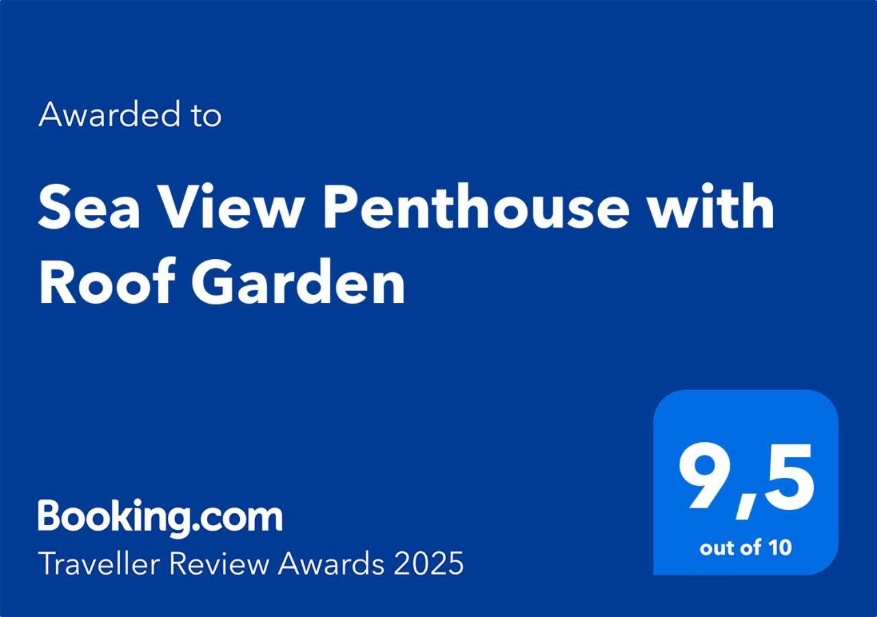 Appartamento Sea View Penthouse With Roof Garden La Canea Esterno foto
