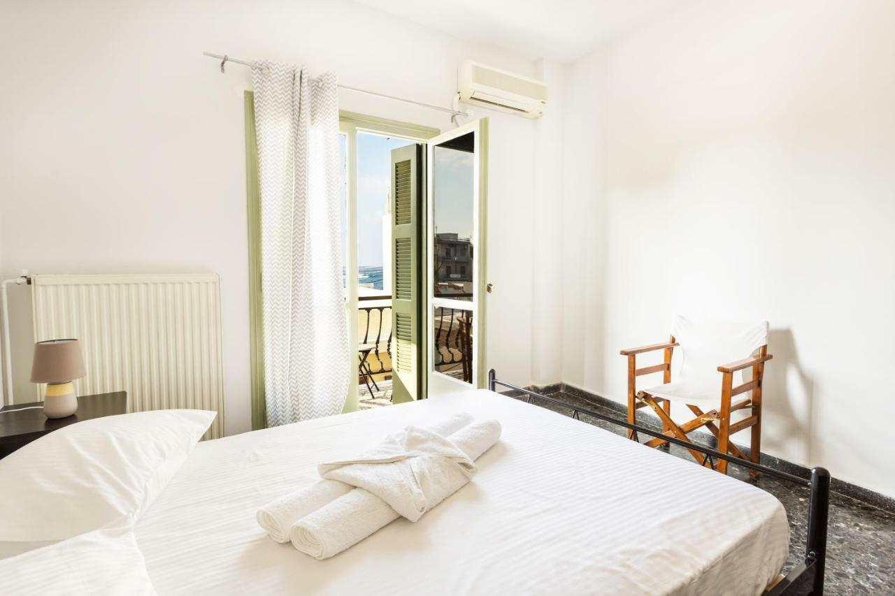Appartamento Sea View Penthouse With Roof Garden La Canea Esterno foto