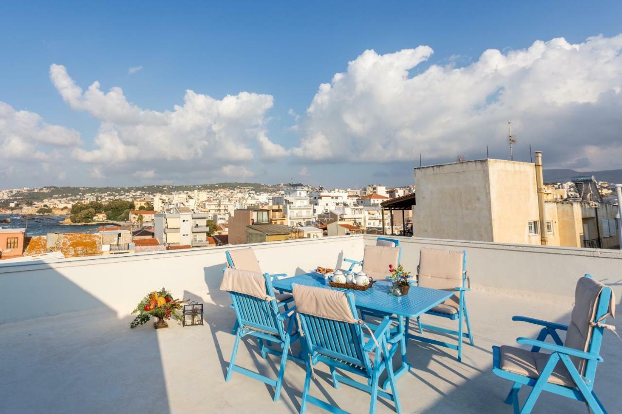 Appartamento Sea View Penthouse With Roof Garden La Canea Esterno foto