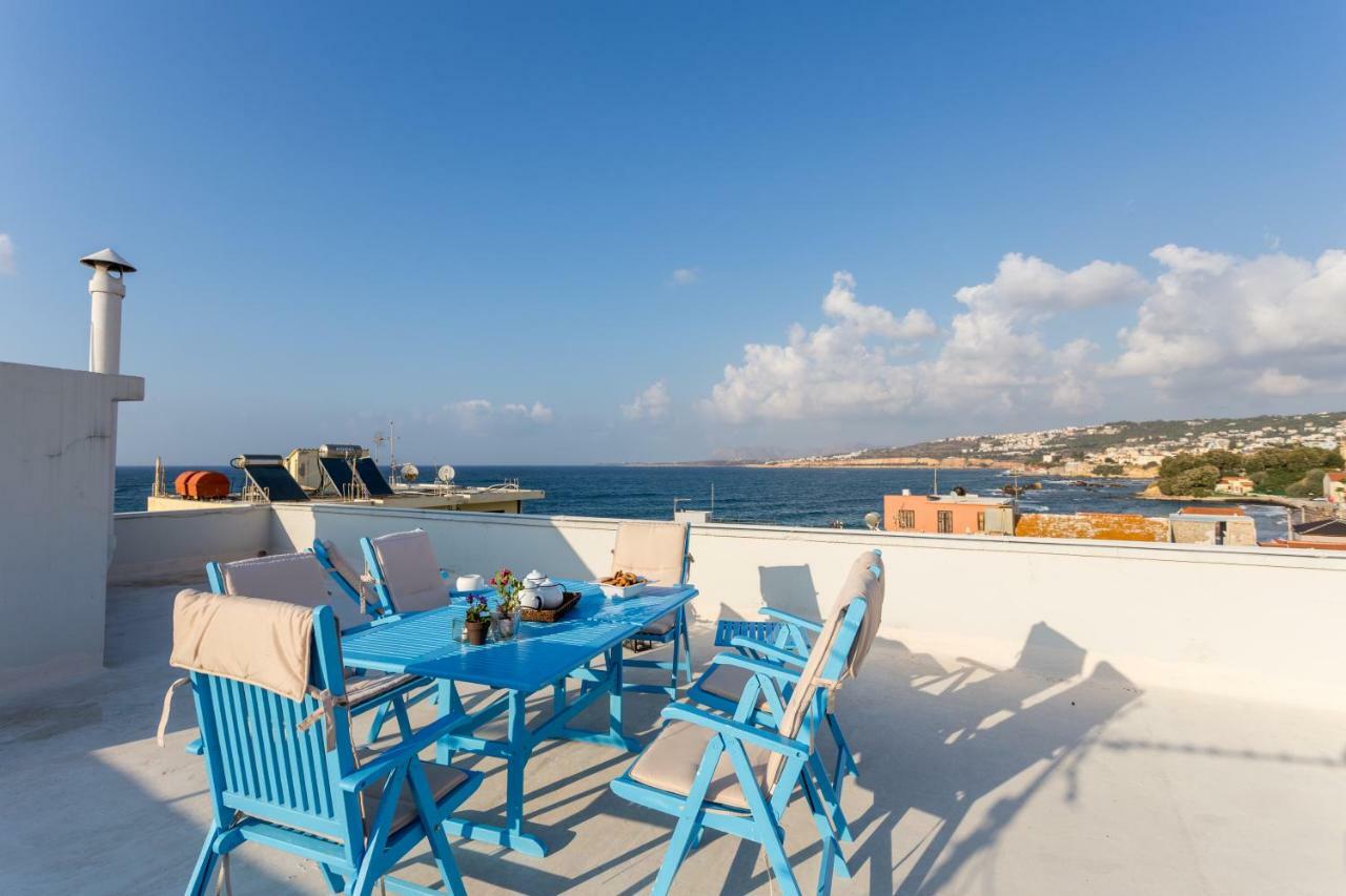 Appartamento Sea View Penthouse With Roof Garden La Canea Esterno foto