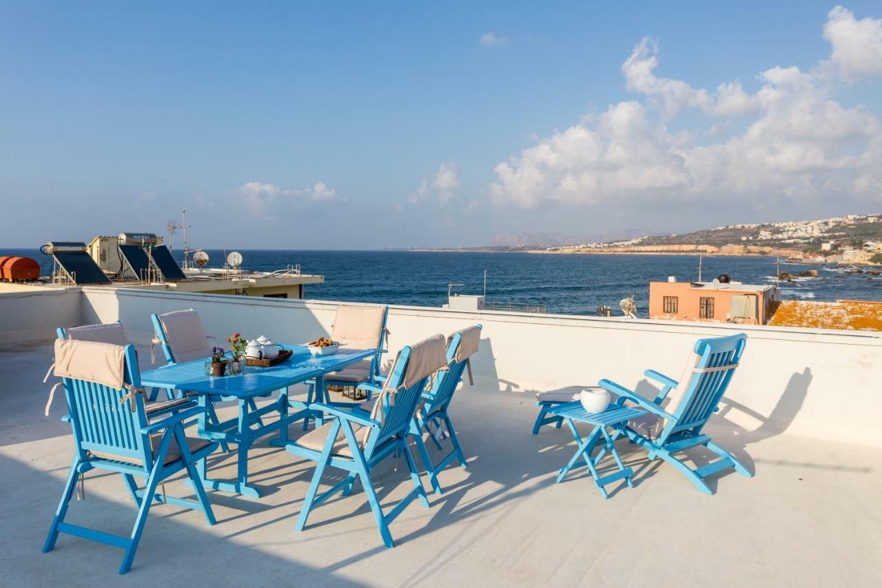 Appartamento Sea View Penthouse With Roof Garden La Canea Esterno foto